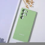 گارد سیلیکون اورجینال S23 ULTRA فسفری