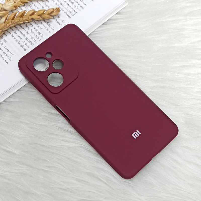 قاب-سیلیکونی-اورجینال-xiaomi-poco-x5-pro-5g (2) گارد سیلیکون اورجینال POCO X5 PRO زرشکی - Image 1