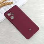 گارد سیلیکون اورجینال POCO X5/NOTE12 5G زرشکی