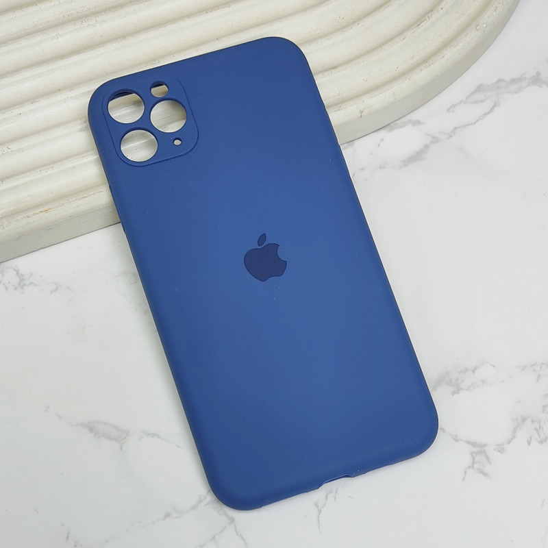 قاب-سیلیکونی-اورجینال-محافظ-لنزدار-iphone-11-pro-max گارد سیلیکون اورجینال 12PRO MAX ابی - Image 1