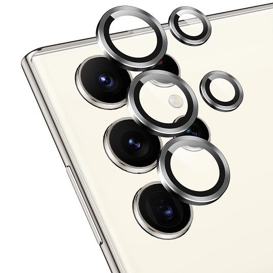 S25 UL نقره ای محافظ دوربین سامسونگ نقره ای S24 ULTRA - Image 1